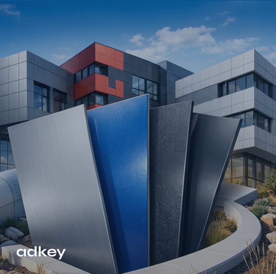 Pose Alucobond à Tanger - Habillage façade panneau composite AdKey Signs