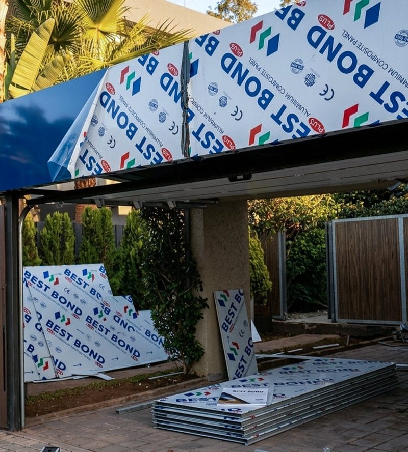 Habillage façade Bestbond panneaux composites aluminium - Tanger