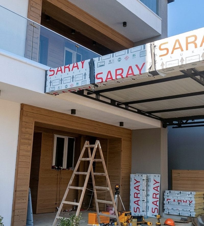 Habillage façade Saray Alucobond bois et composite - Tanger